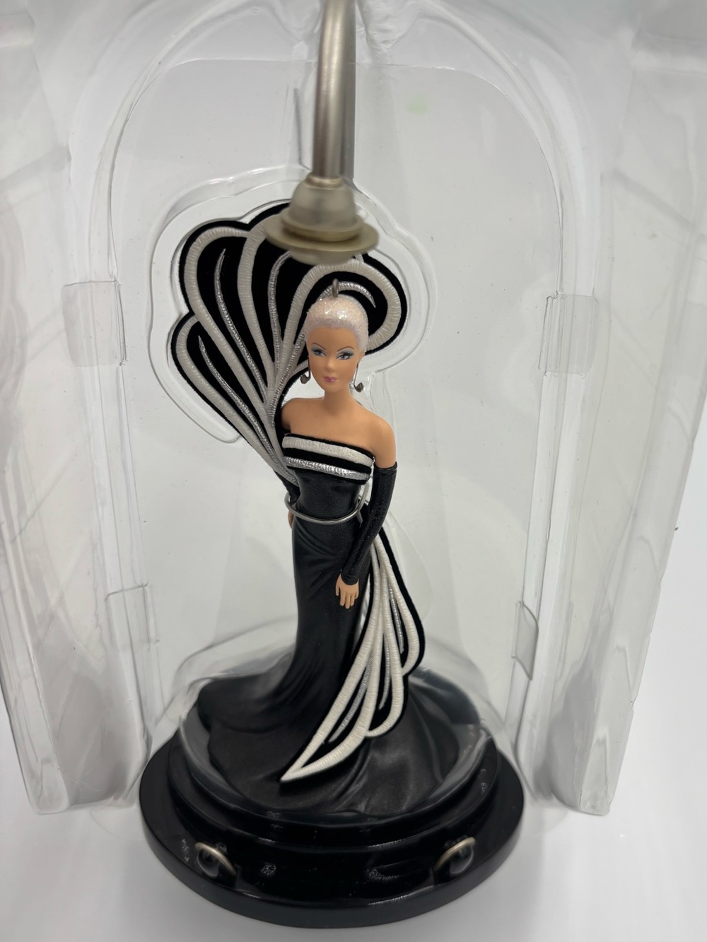 2004 Hallmark Keepsake Ornament 45th Anniversary Barbie Affixed in Box 2 Pieces